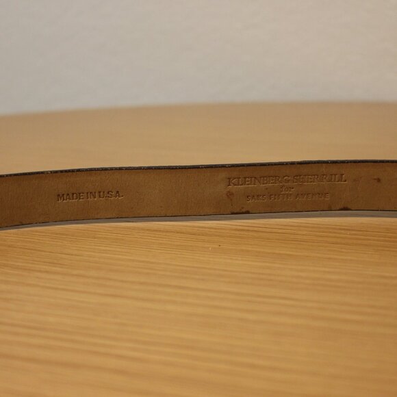 Kleinberg Sherrill Python Skin Belt - Picture 5 of 6